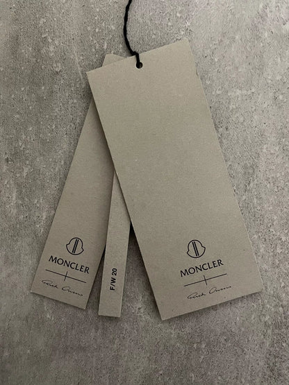 rick owens moncler collaboration down shorts