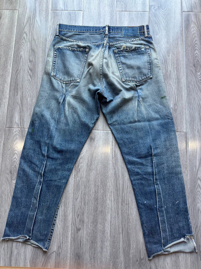 visvim 19ss Distressed Blue Jeans