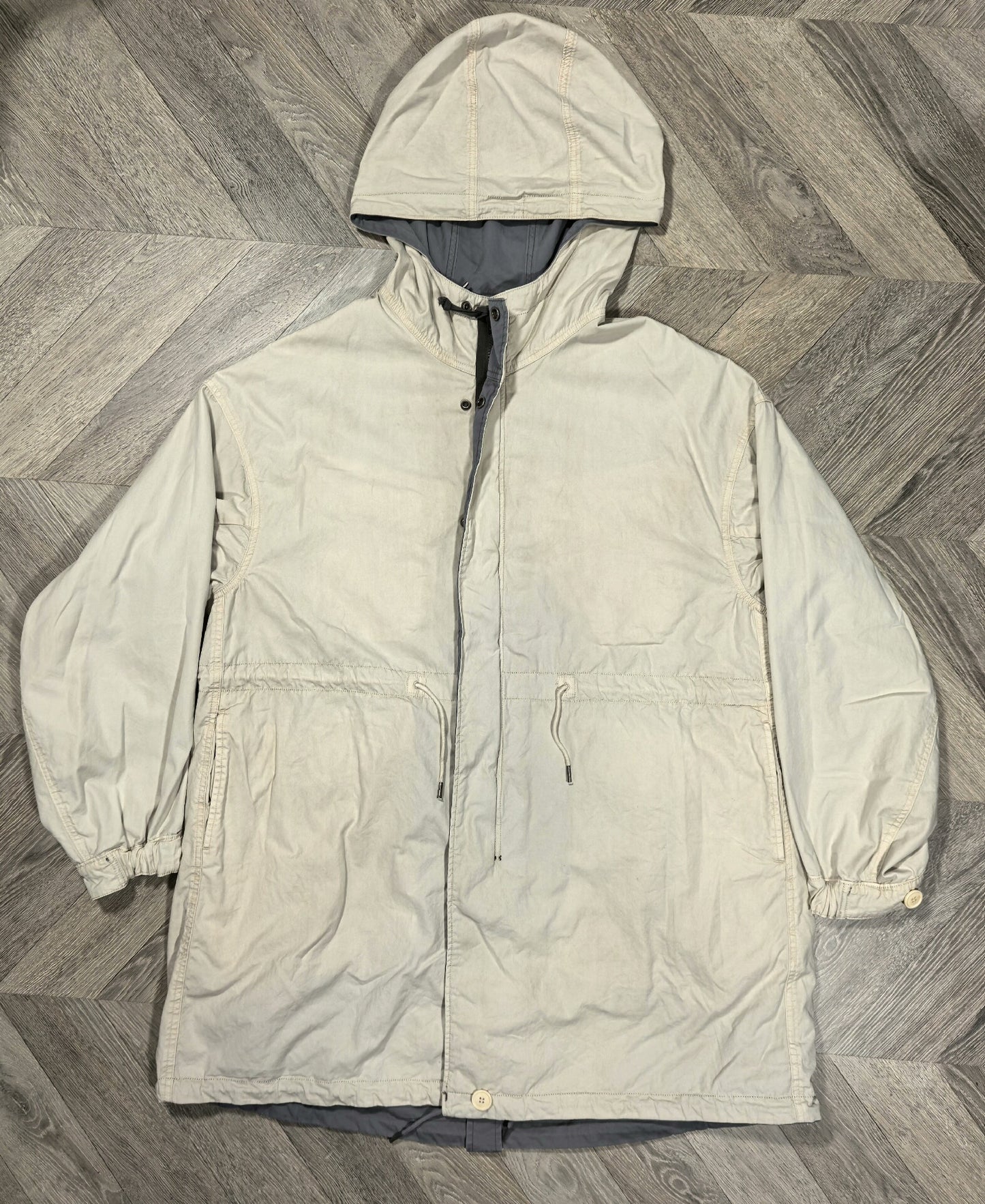 visvim covert parka reversible mud dye coat