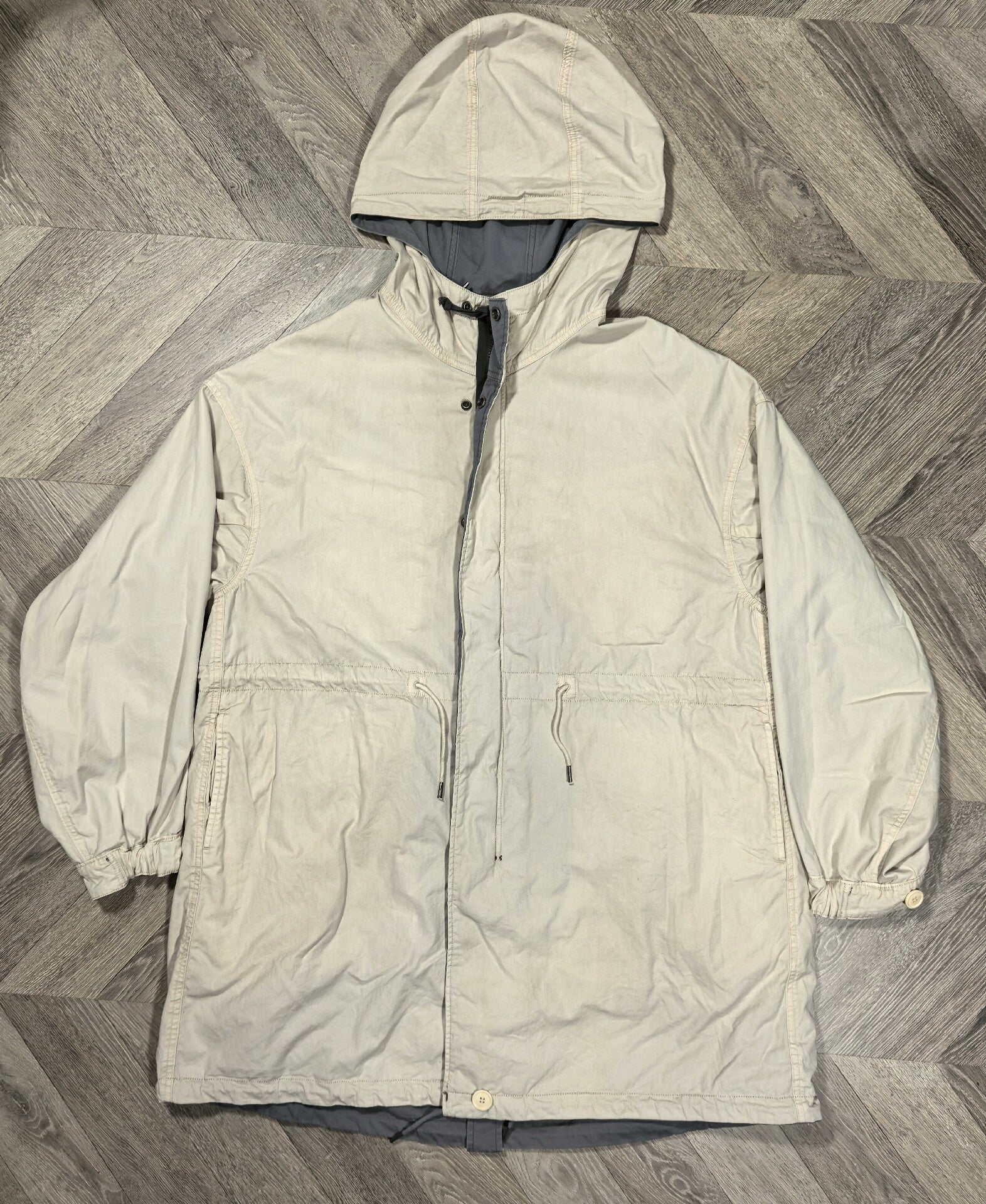 visvim covert parka reversible mud dye coat