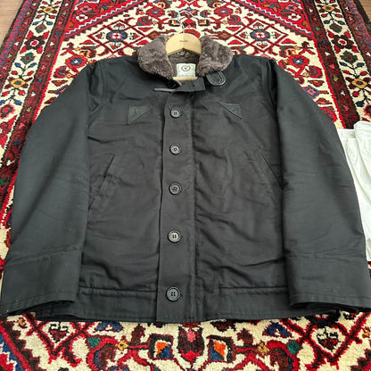 visvim deckhand jacket in black color