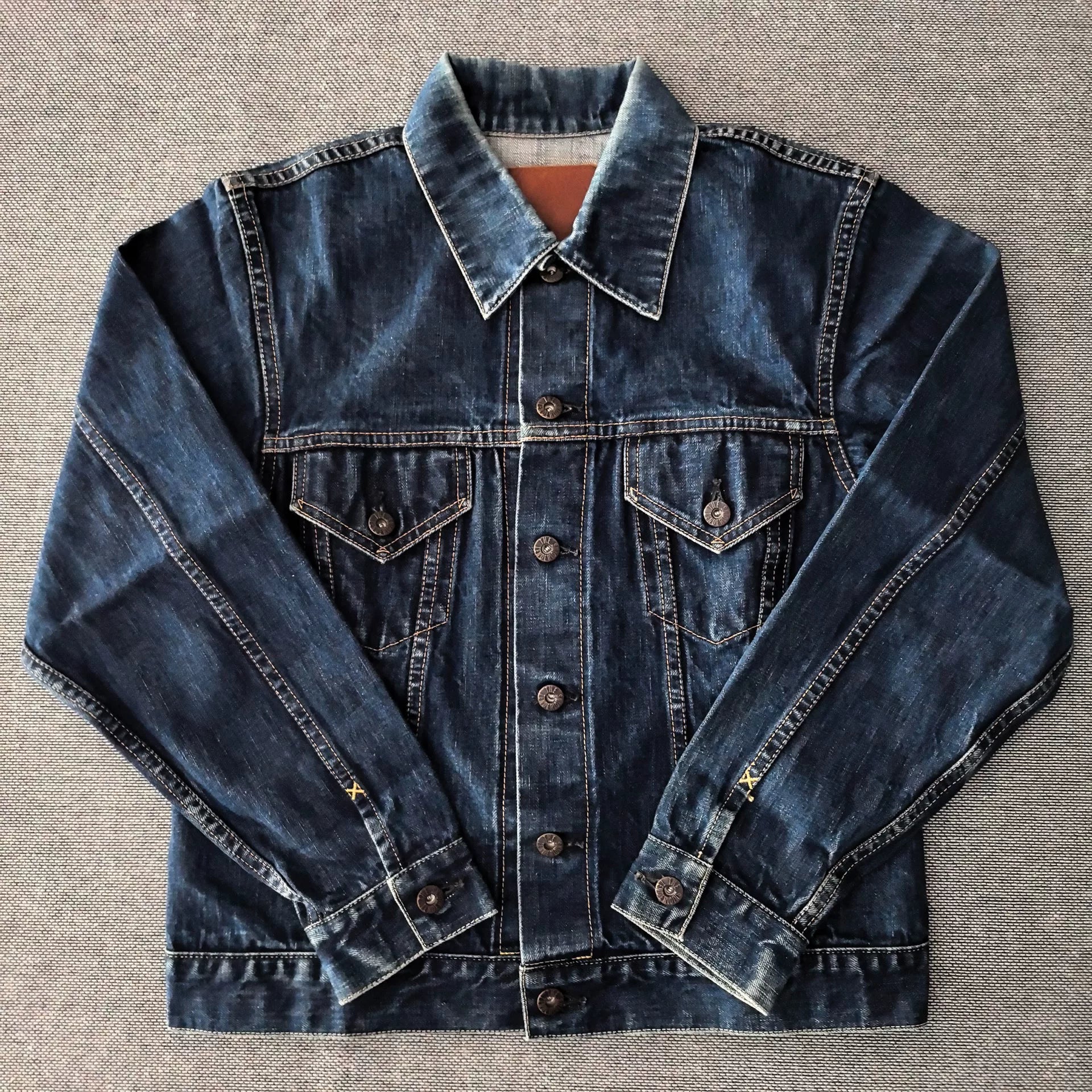 Tenderloin K-7 Denim Jacket with Copper Buttons