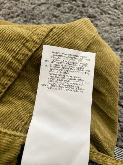 dsquared2 khaki green corduroy skater pants