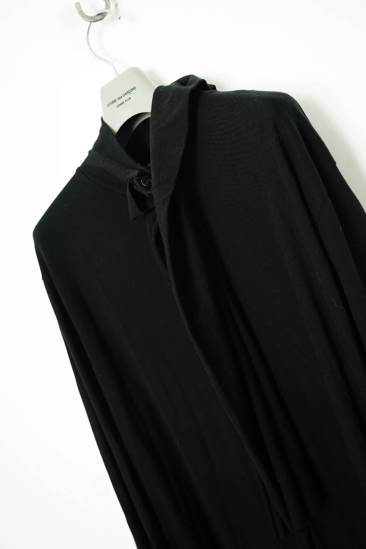 Yohji Yamamoto Button Turtleneck Scarf Tie Long Sleeve