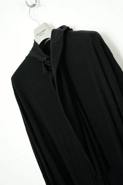 Yohji Yamamoto Button Turtleneck Scarf Tie Long Sleeve