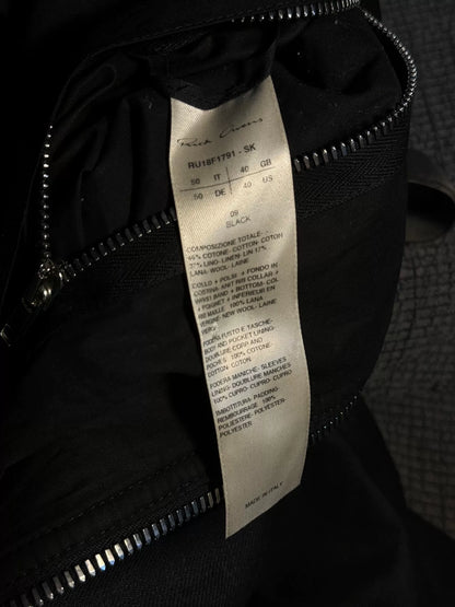Rick Owens Wool Linen Blend MA-1 Jacket