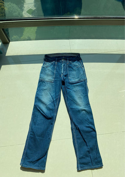 longshoreman bootleggers denim pants for men