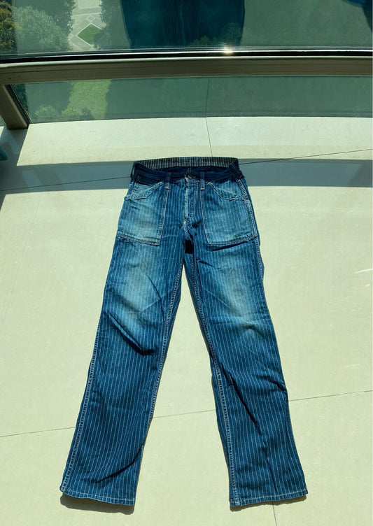 longshoreman bootleggers denim pants for men