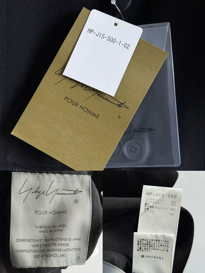 Yohji Yamamoto Zipper Deconstructed Jacket