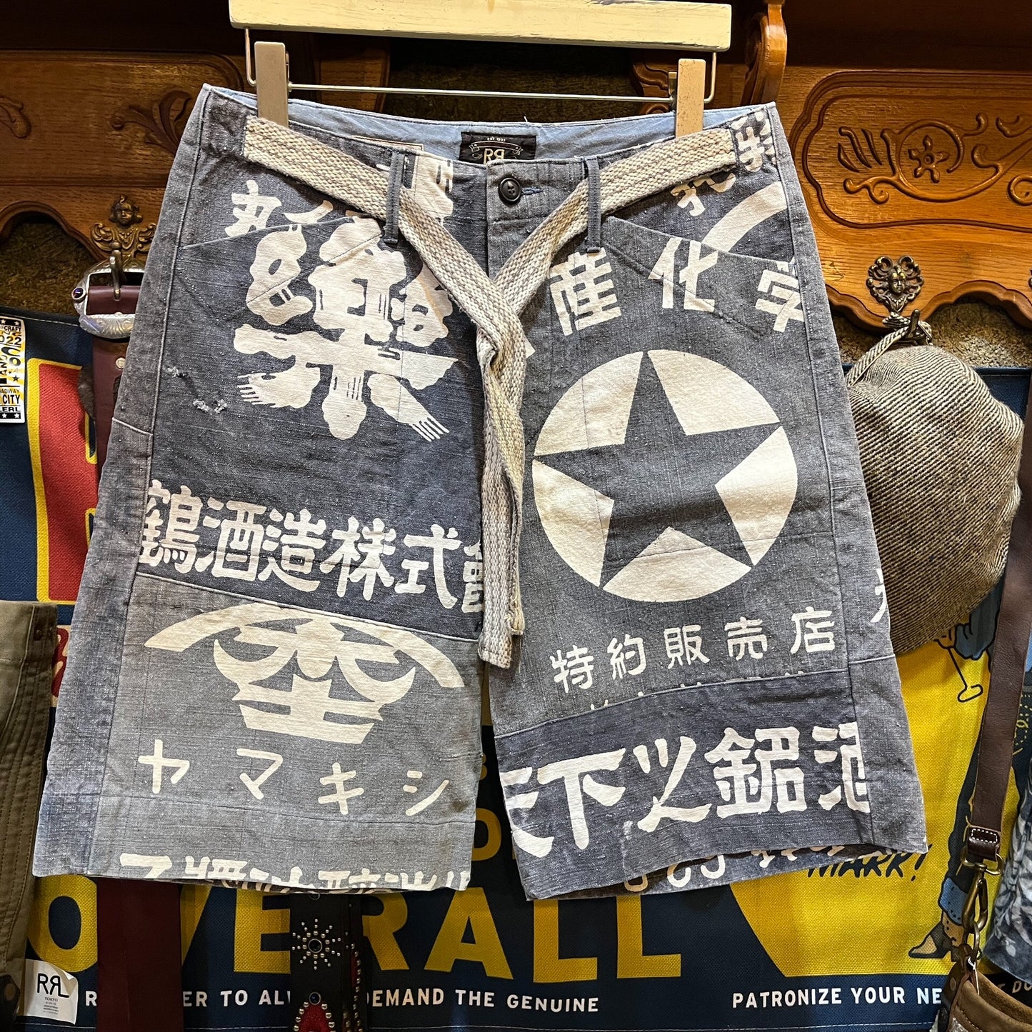 RRL Limited Patchwork Shorts