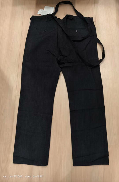 visvim 21SS Travailler Braces Herringbone Pants