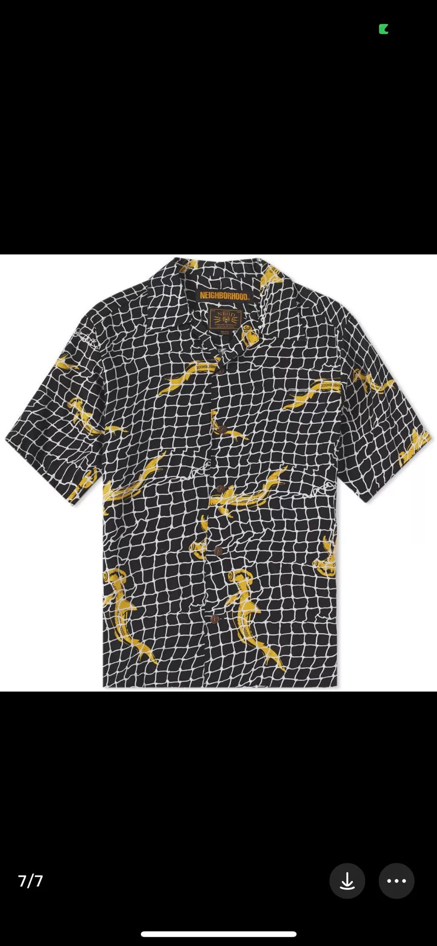 shark aloha short sleeve shirt