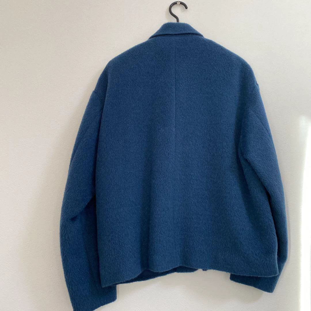 Auralee 17AW Blue Furry Jacket