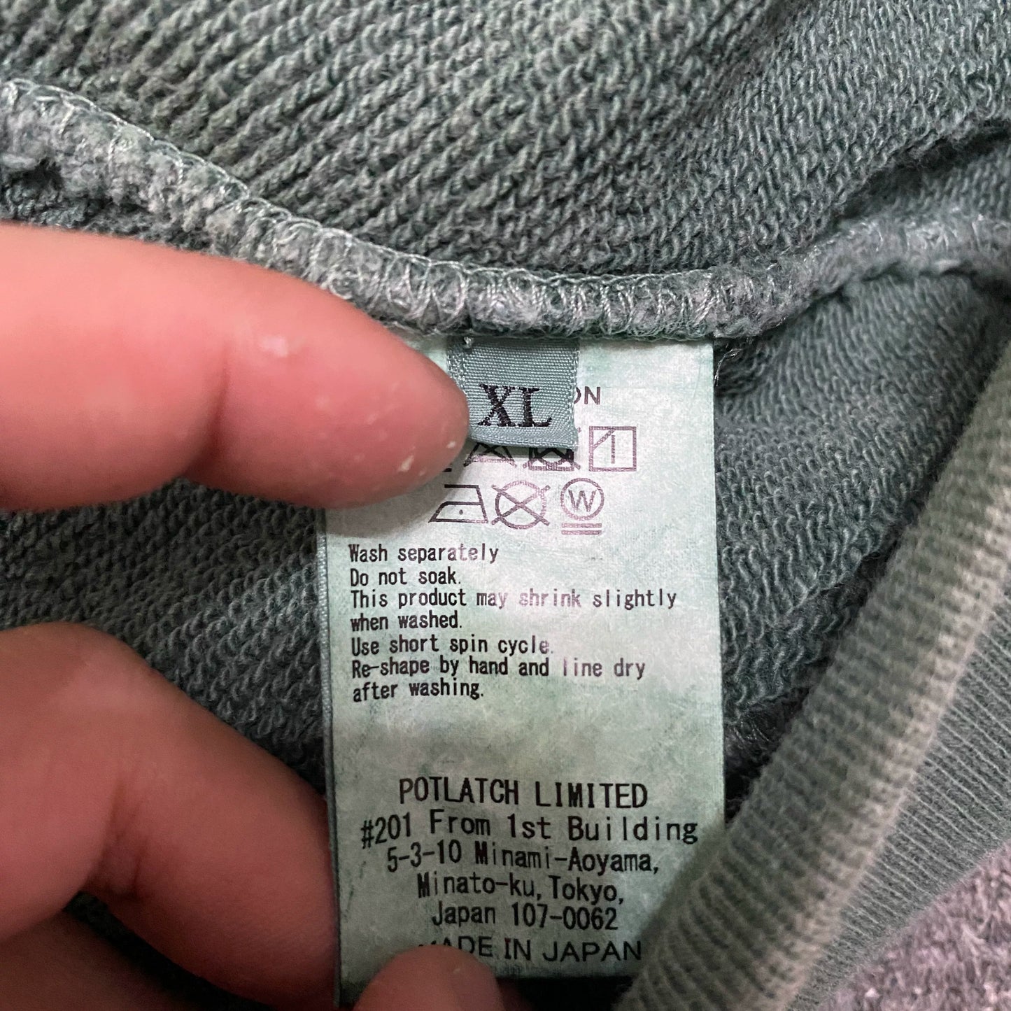 CAVEMPT Half-Zip Washed Sweatshirt Jacket
