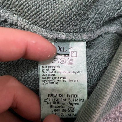 CAVEMPT Half-Zip Washed Sweatshirt Jacket