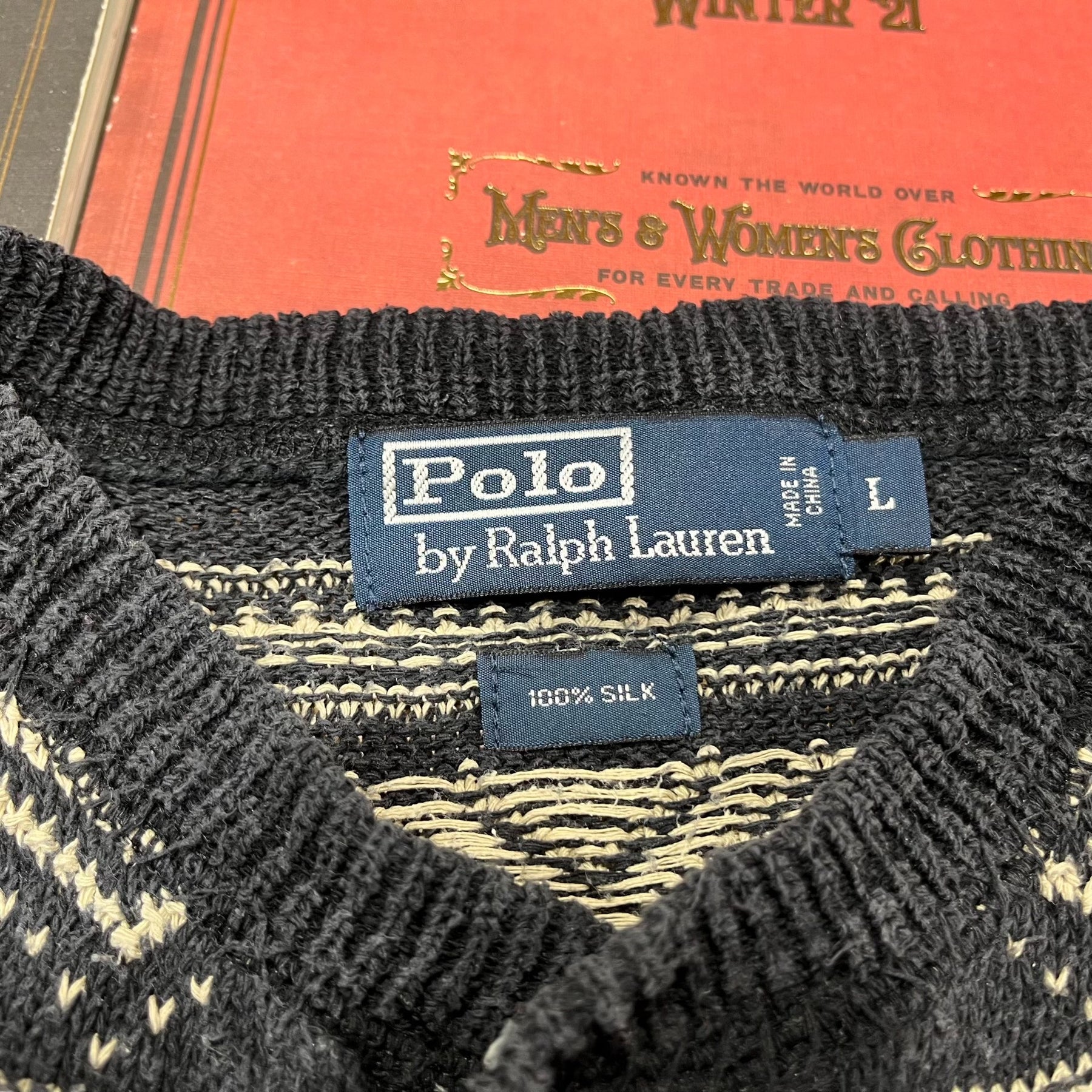Ralph Lauren Double RL Henley Sweater