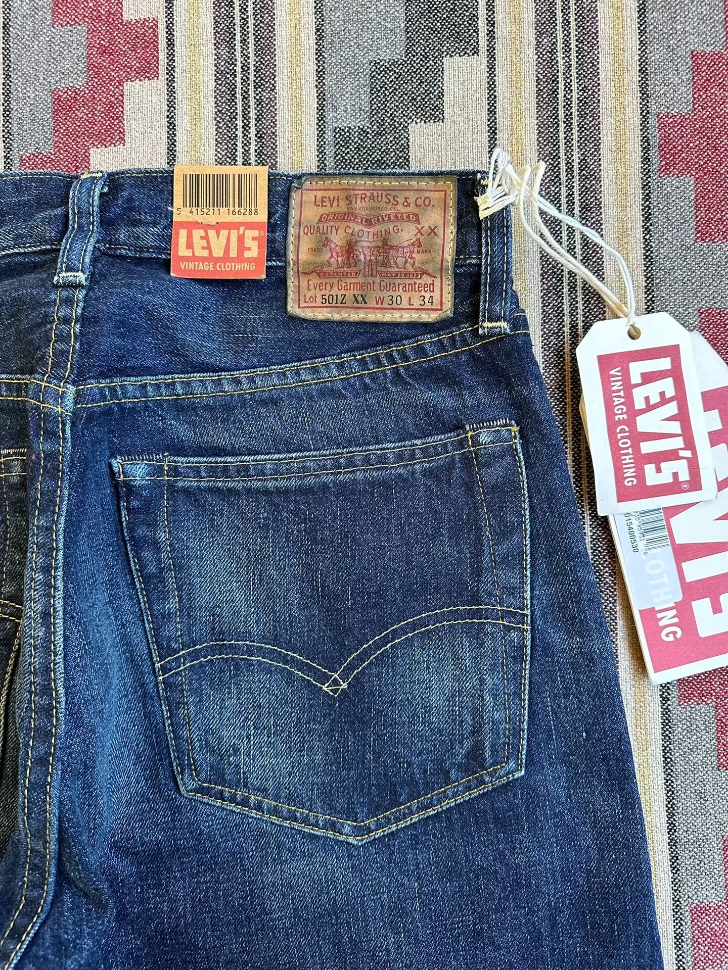 levi's lvc 1954 501zxx vintage jeans