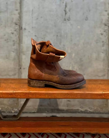 visvim wabanaki engineer boots in brown