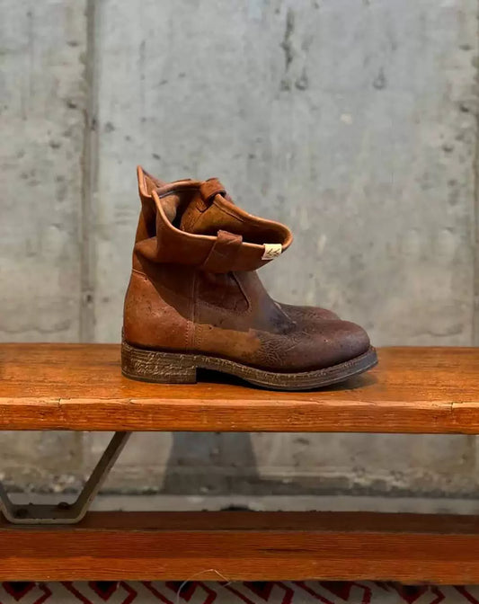 visvim wabanaki engineer boots in brown