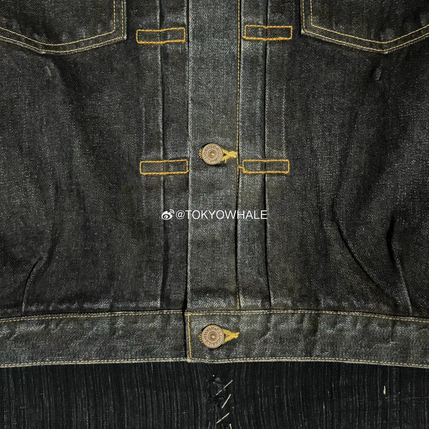 VISVIM 101XX DMGD MUD Denim Jacket