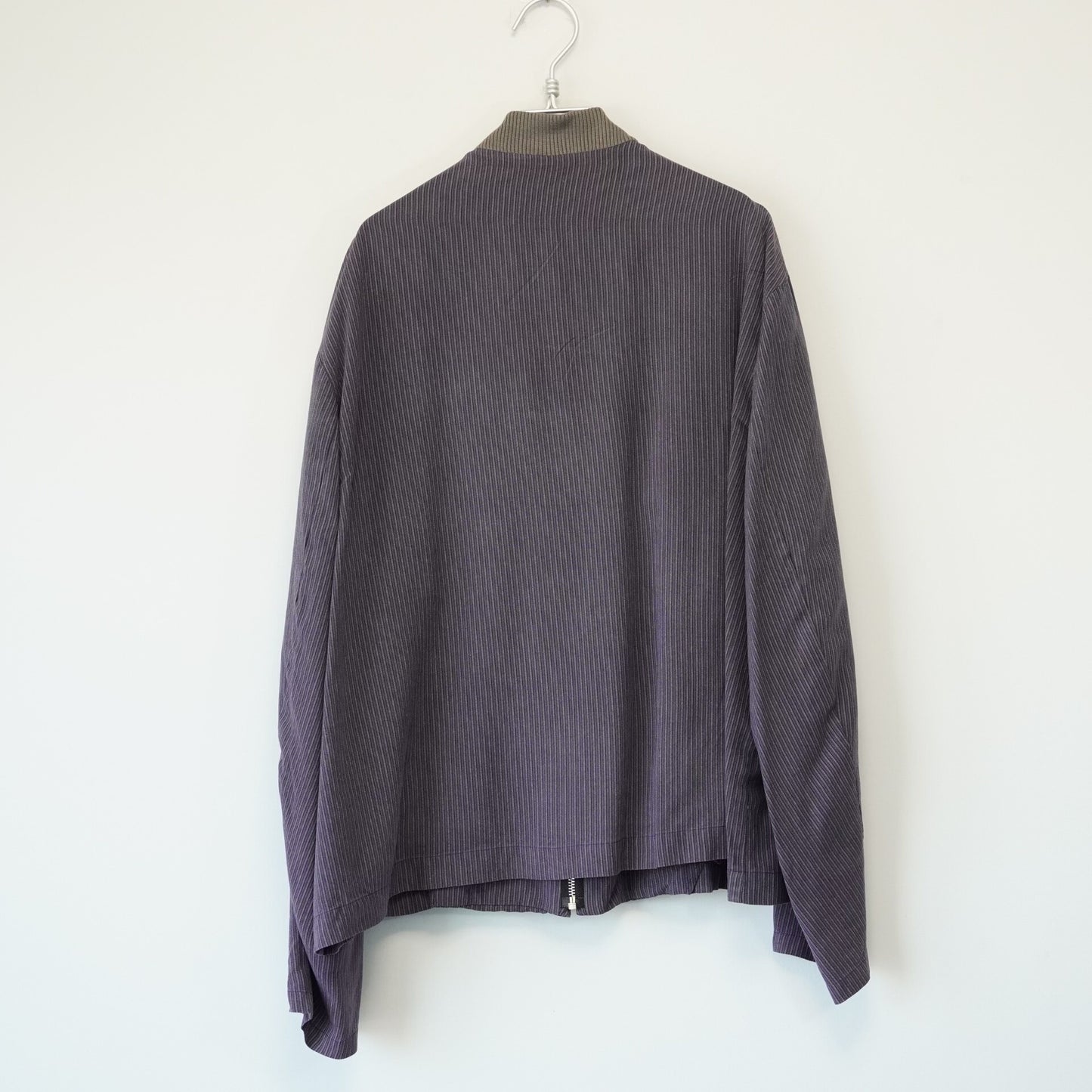 Yohji Yamamoto Striped Zip Jacket