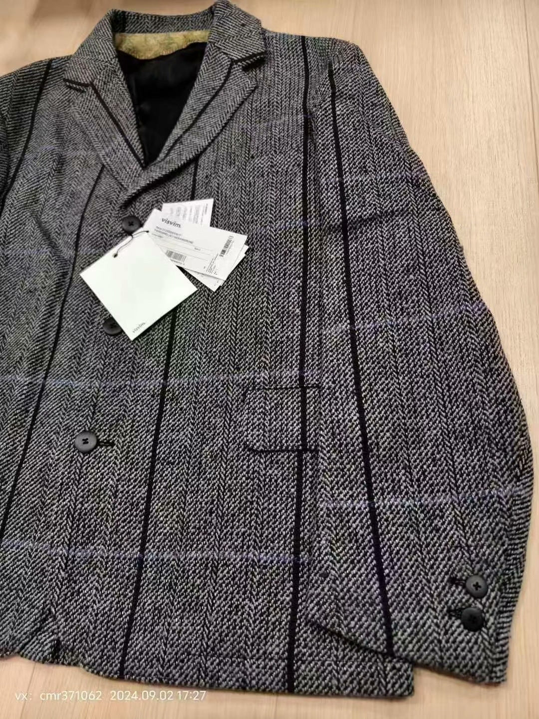 VISVIM YARDBIRD JKT HERRINGBONE