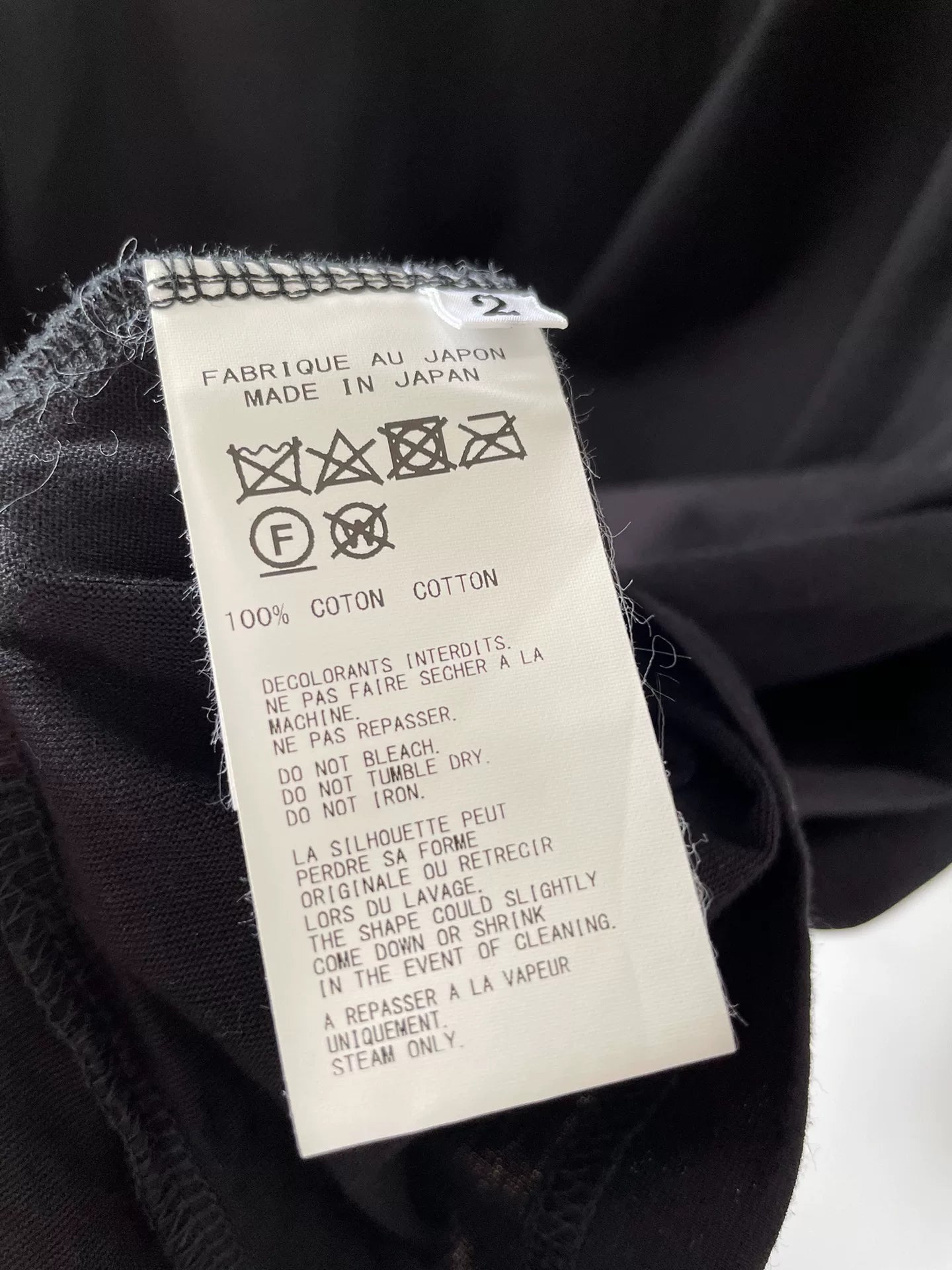 Yohji Yamamoto Black T-Shirt