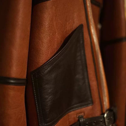 Nigel Cabourn Sheepskin Shearling Flight Jacket