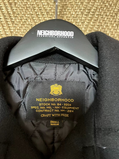 NEIGHBORHOOD P/WN-COAT Wool Double-Breasted Overcoat