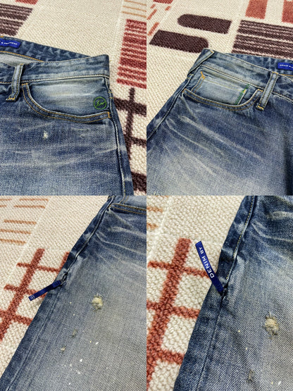 Vanquish & Fragment Distressed Denim Jeans