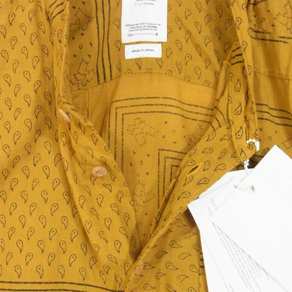 VISVIM Mustard Paisley Pattern Shirt