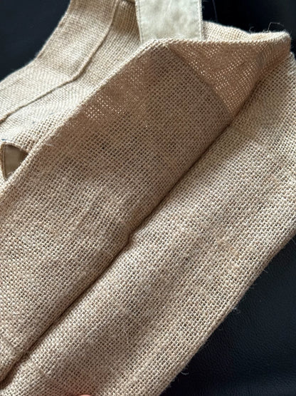 Kapital Ethnic Burlap Crossbody Bag