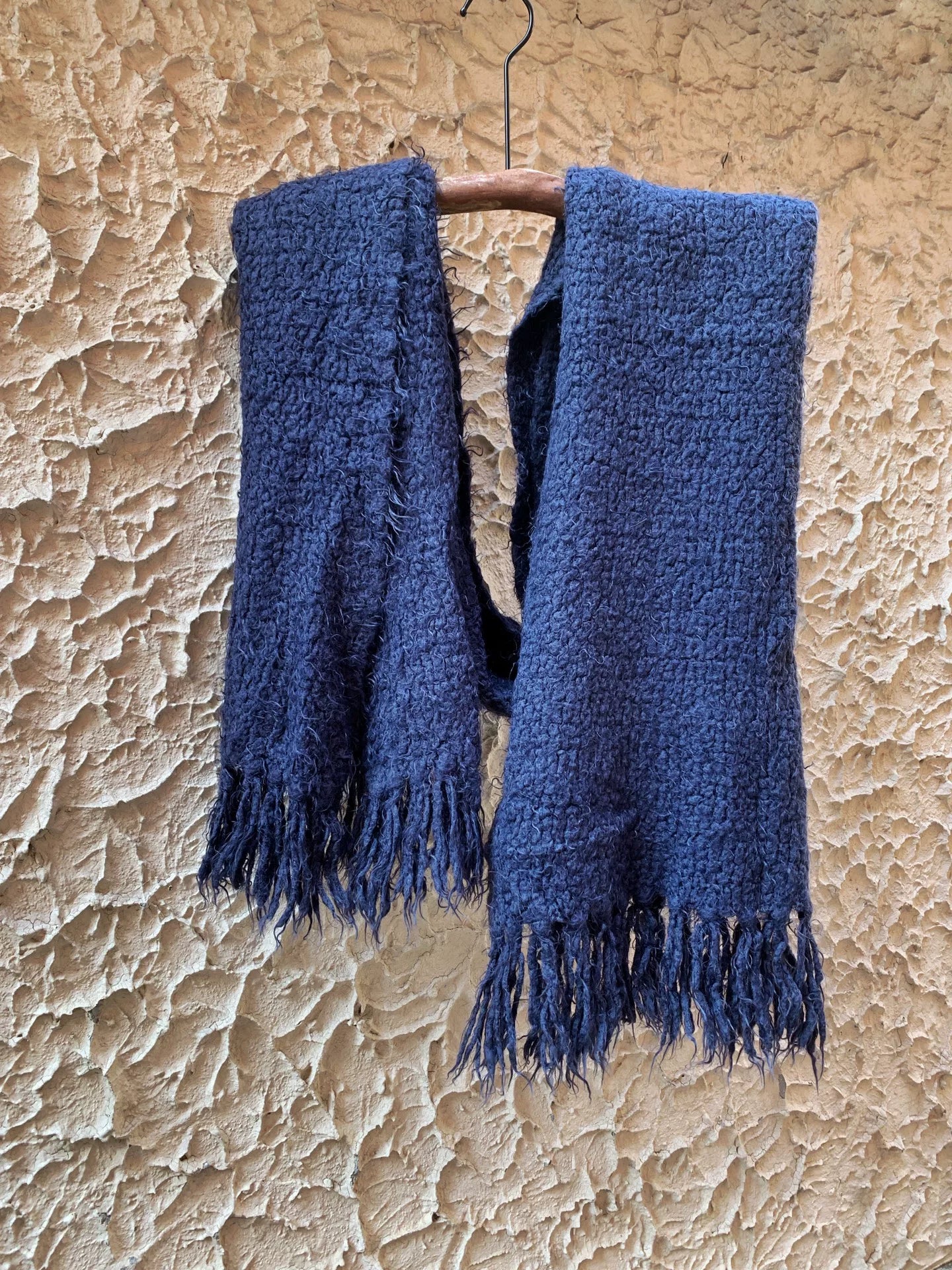 Y's bis Limi 00s Runway Wool Fringed Scarf