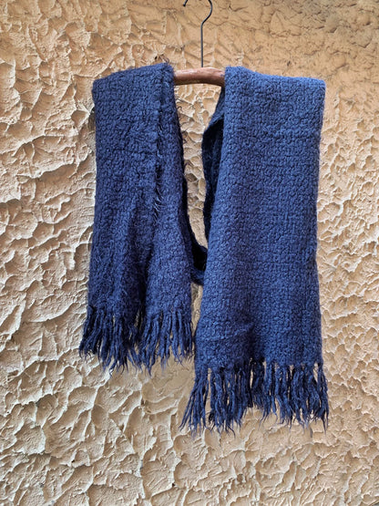 Y's bis Limi 00s Runway Wool Fringed Scarf
