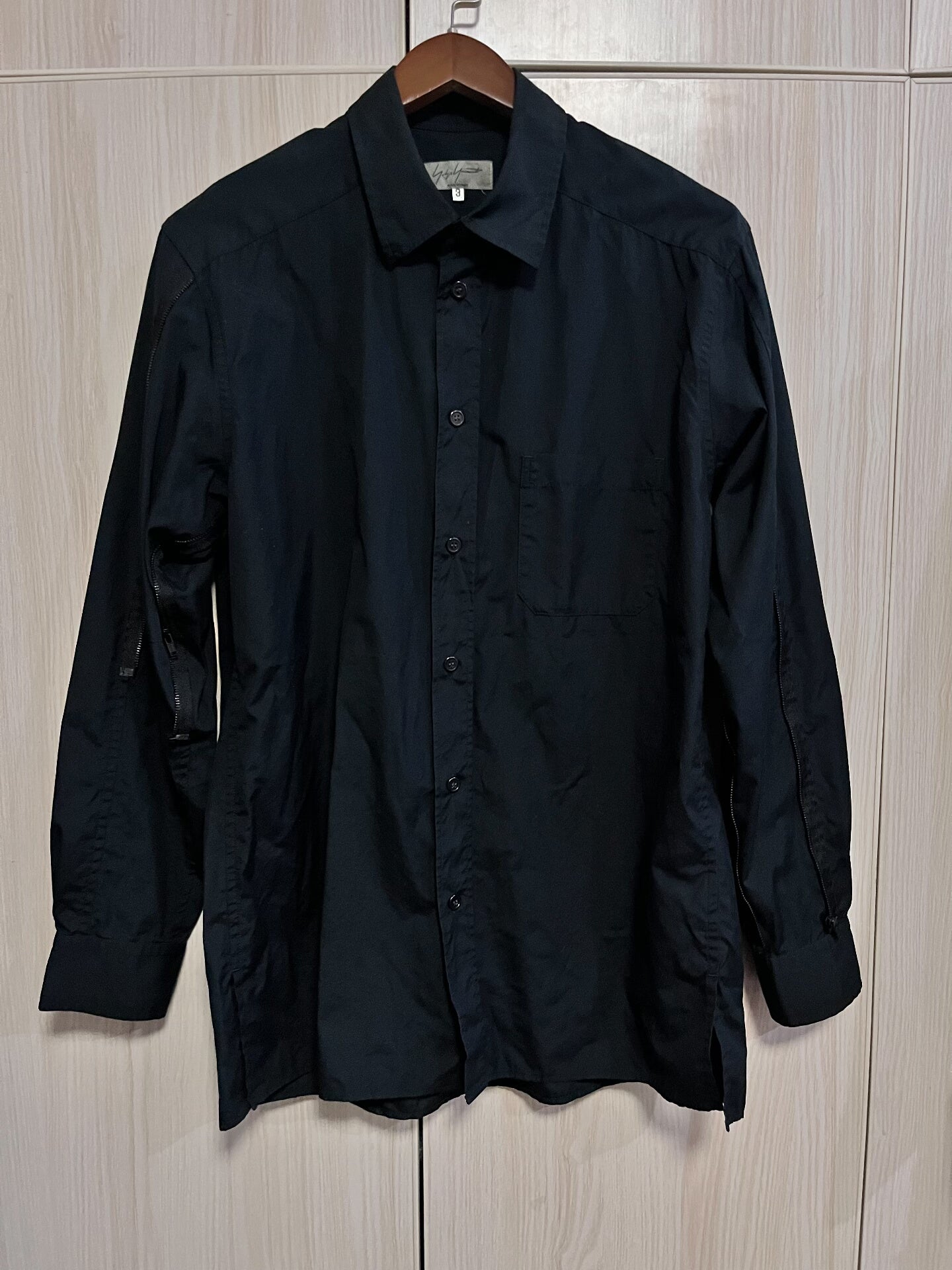 Yohji Yamamoto Zip Shirt Size 3