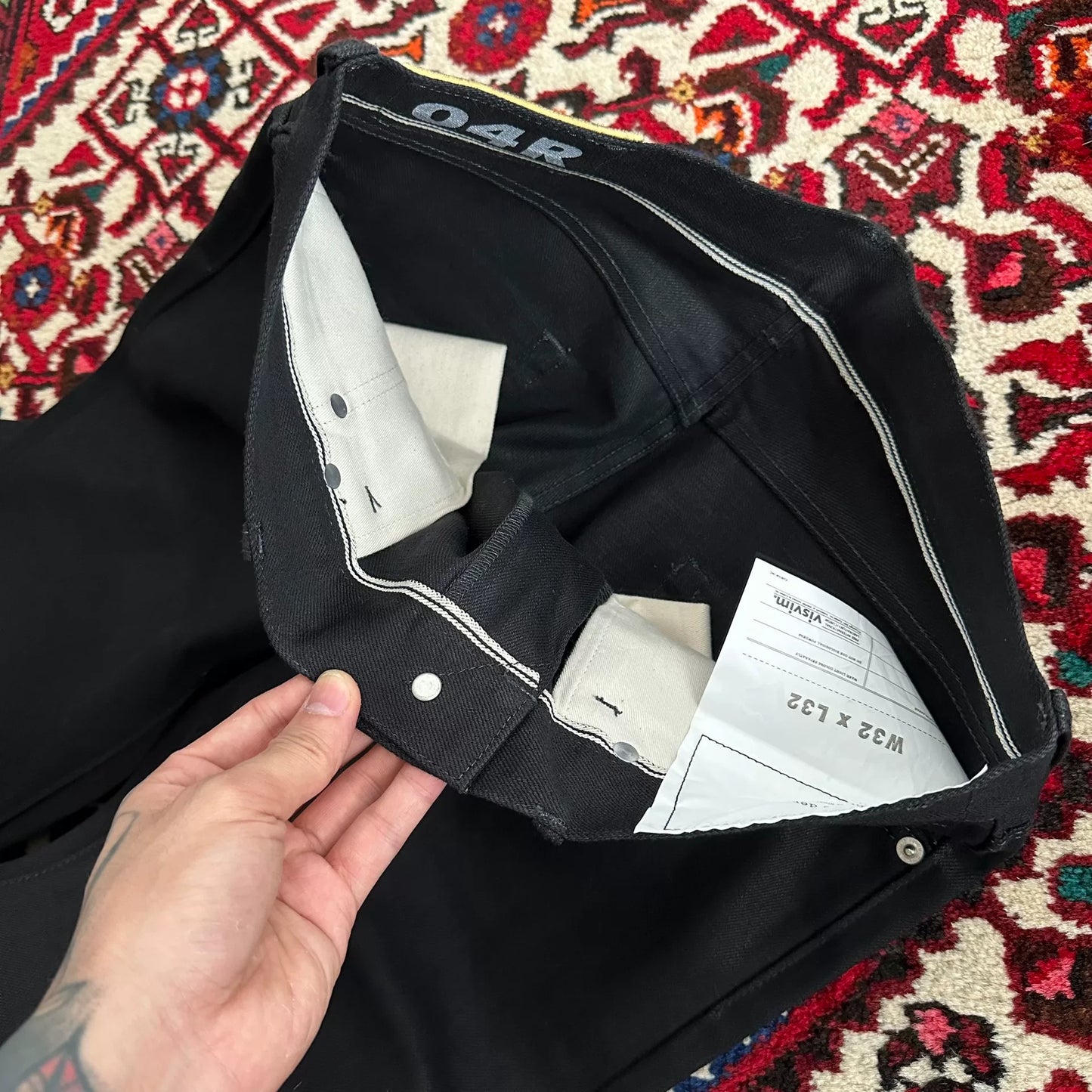 Visvim Black Denim Pants W32 L32