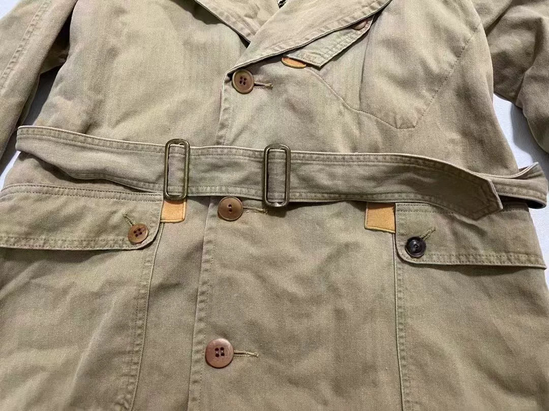 visvim 14AW HENDEE TRENCH HERRINGBONE