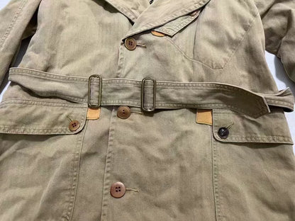 visvim 14AW HENDEE TRENCH HERRINGBONE