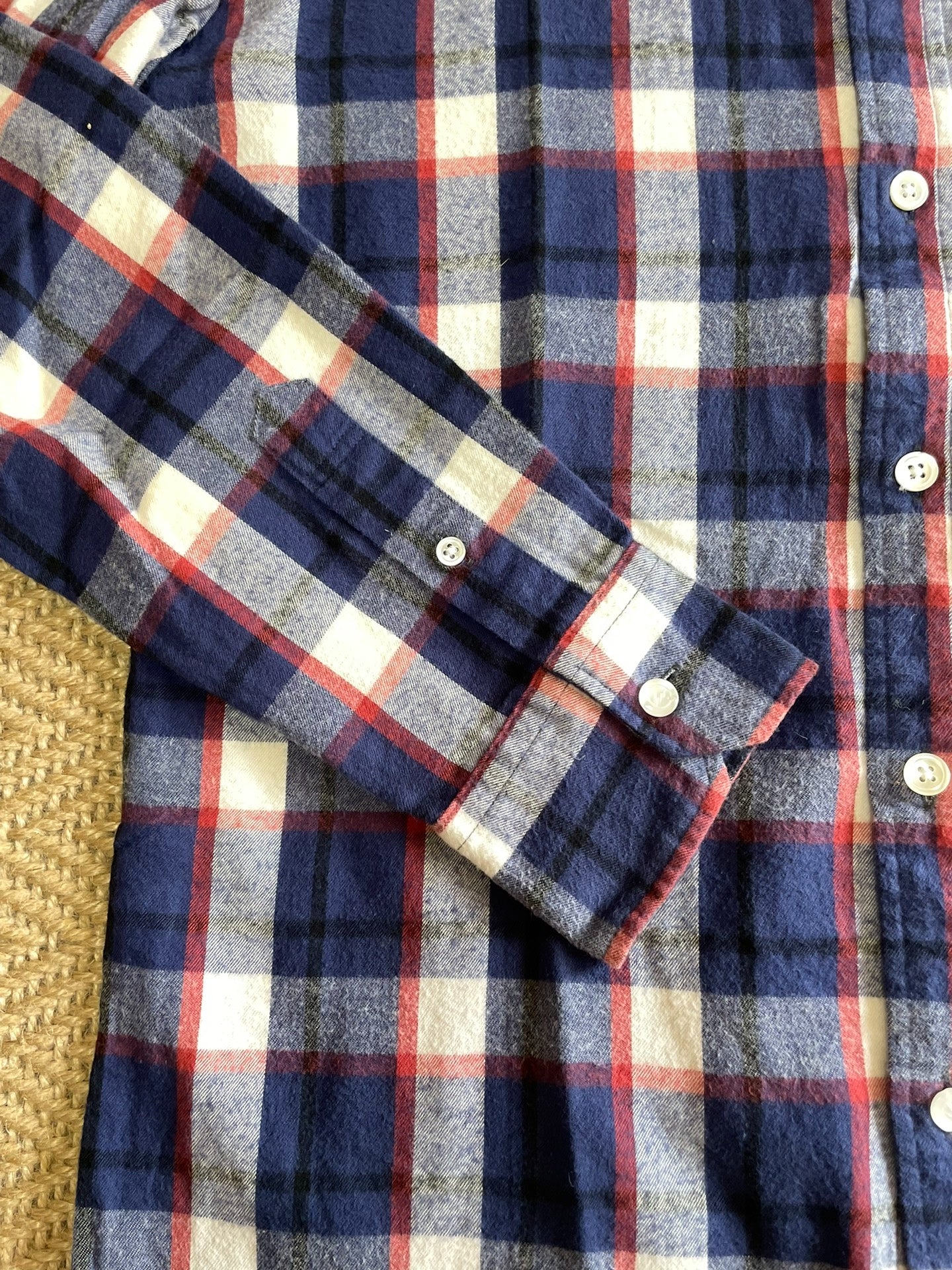 DENIM BY VANQUISH & FRAGMENT Flannel Shirt