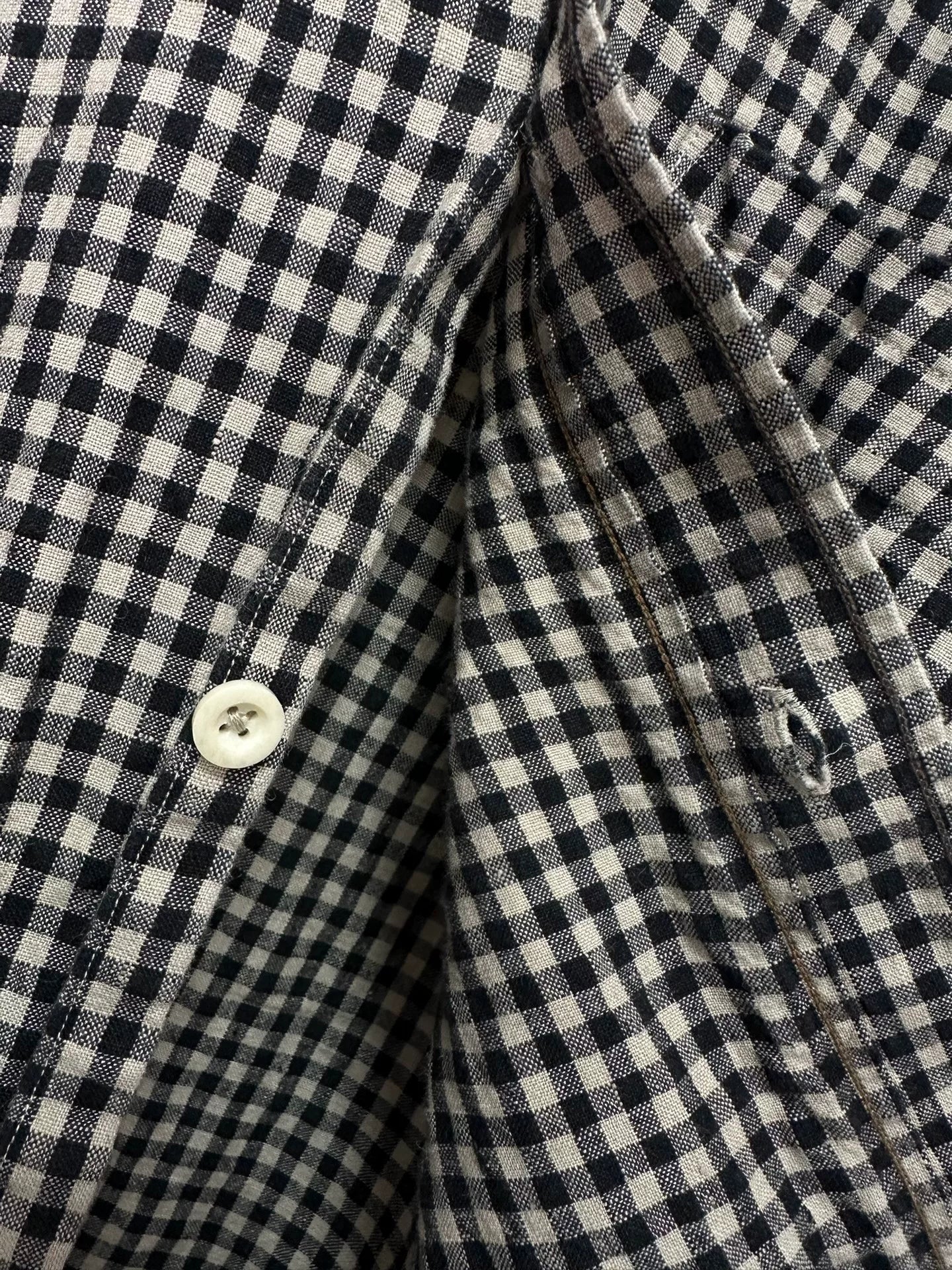 kaval antique embroidered linen shirt