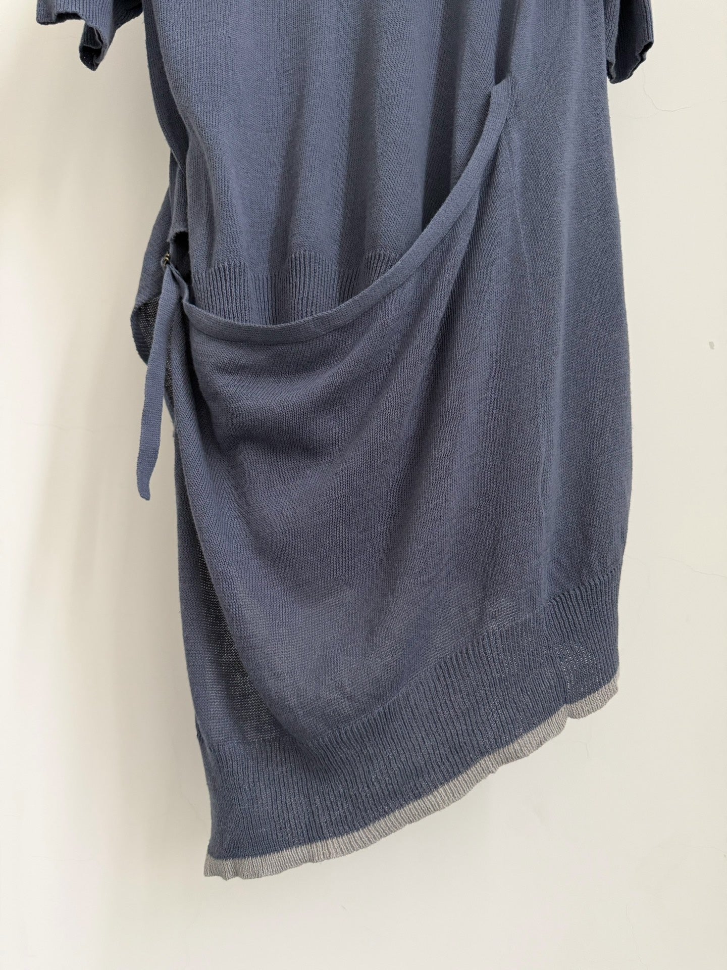 Yohji Yamamoto Y's Gray-Blue Knit Top