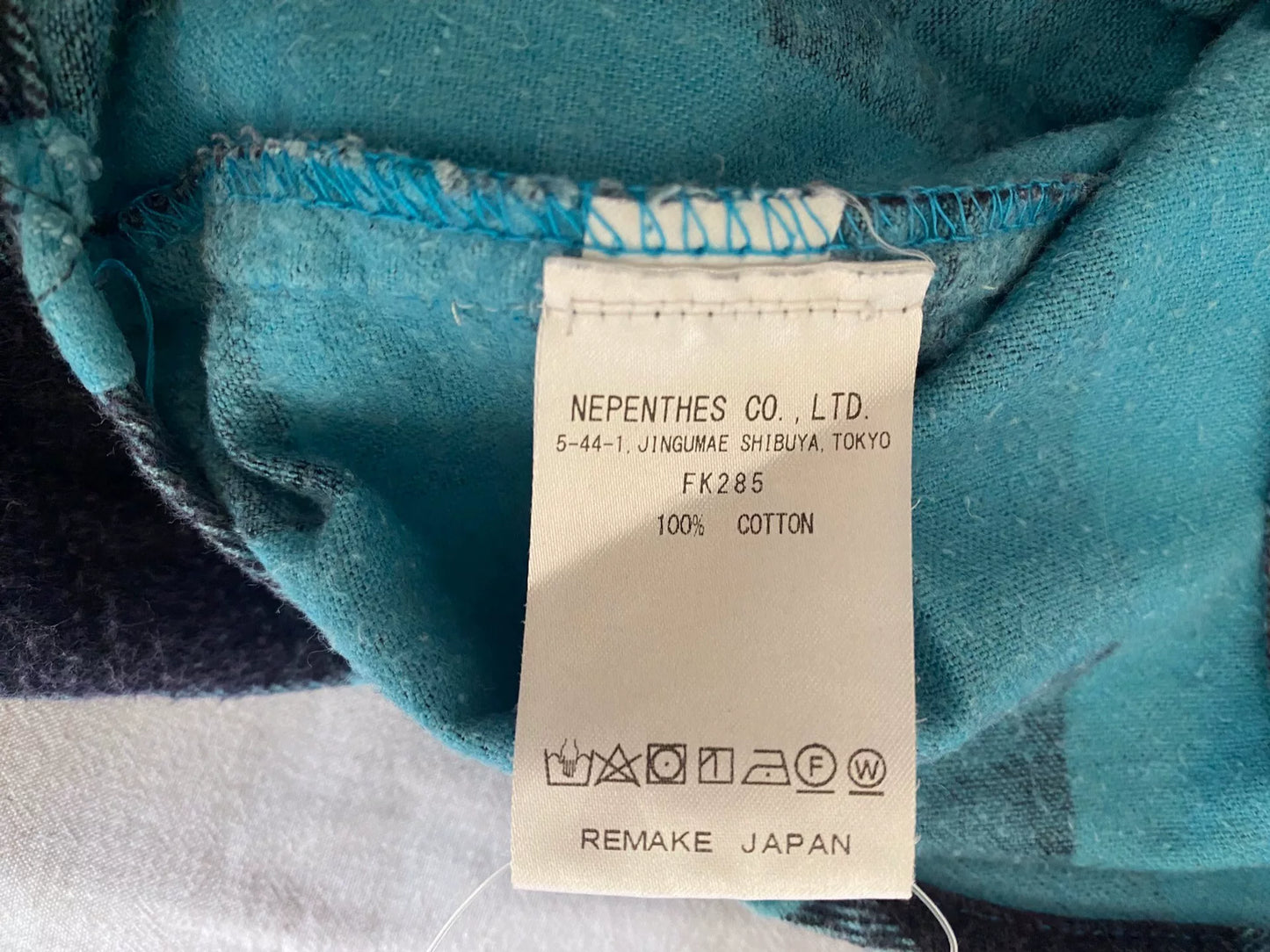 vintage patchwork shirt by Needles