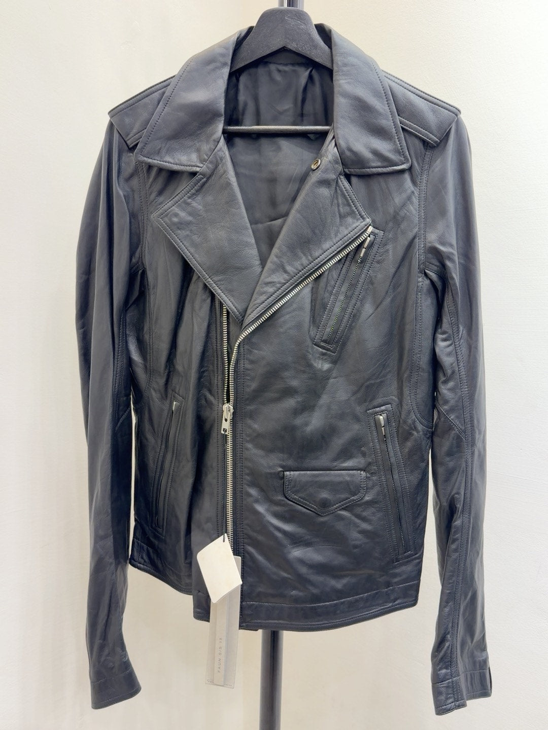 Rick Owens Stooges Biker Leather Jacket