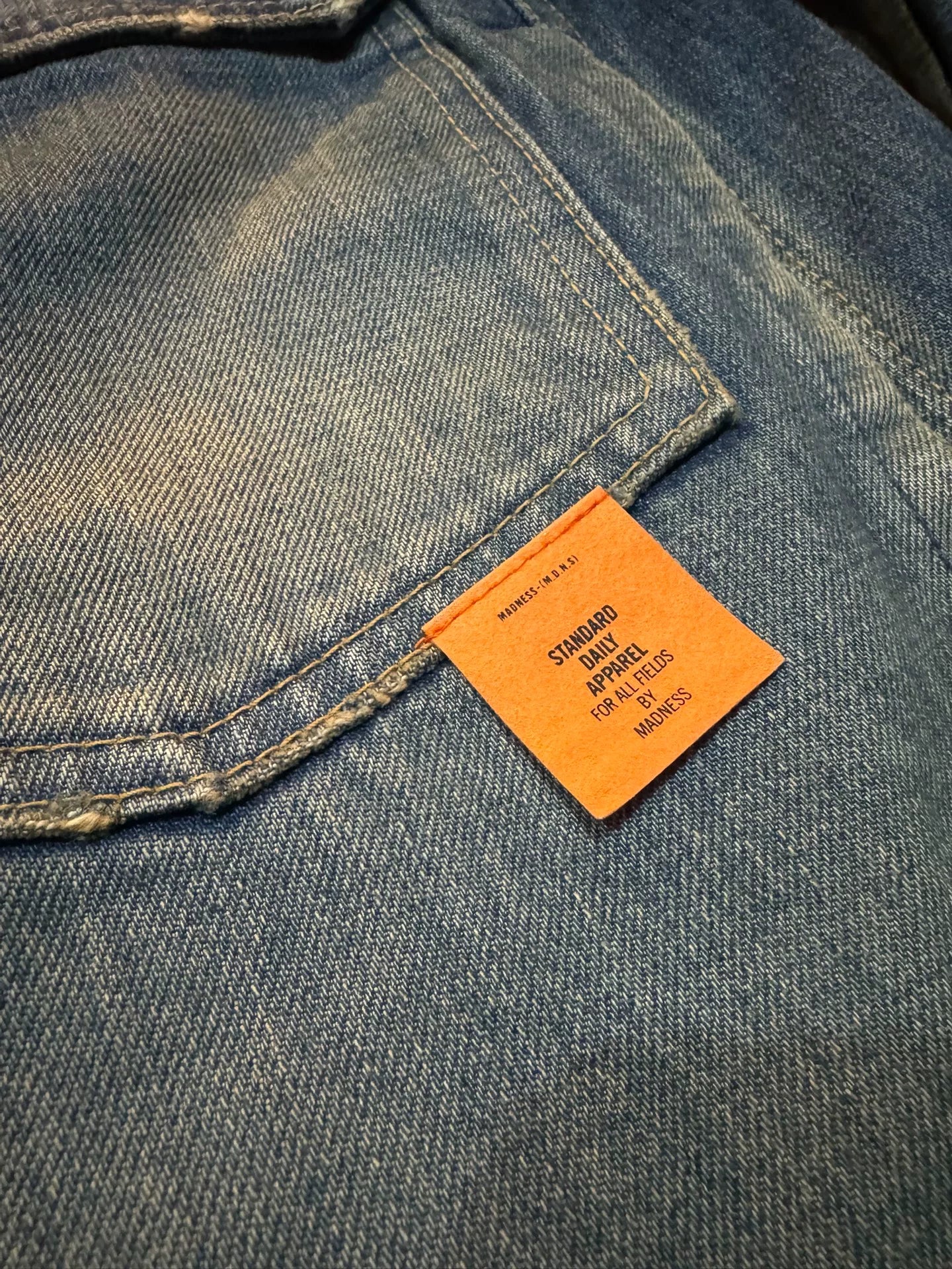 madness 20fw indigo denim jacket