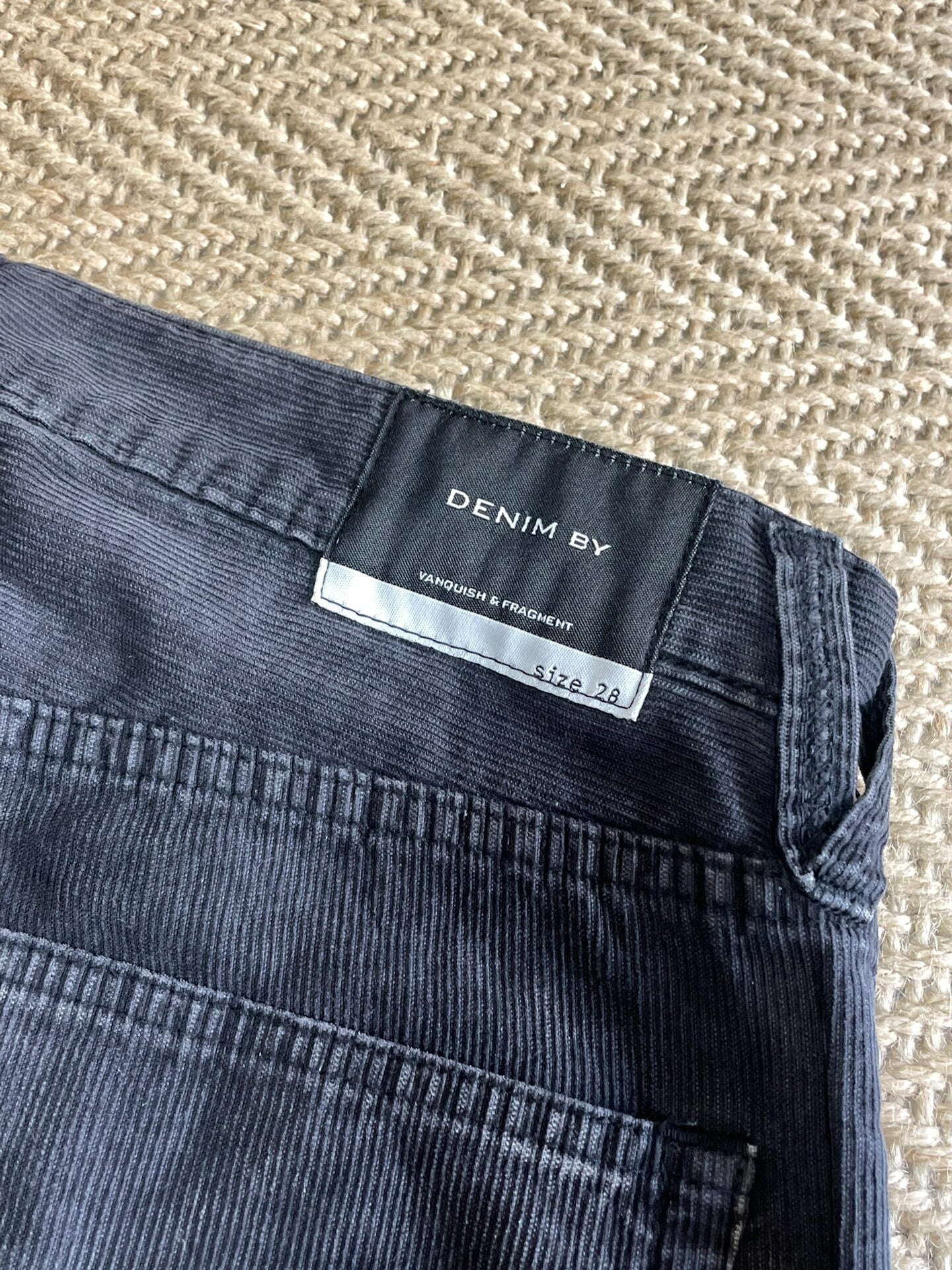 denim by vanquish & fragment corduroy pants