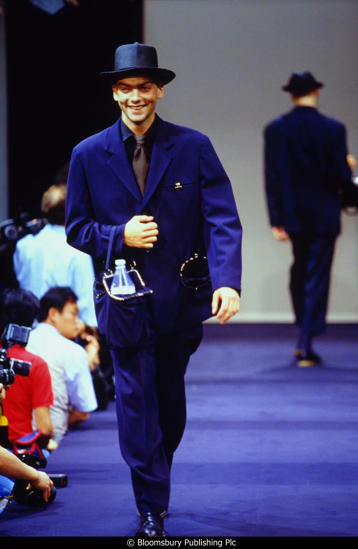 yohji yamamoto wool blazer with unique pockets