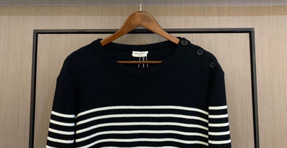 Saint Laurent Men's Striped Sweater