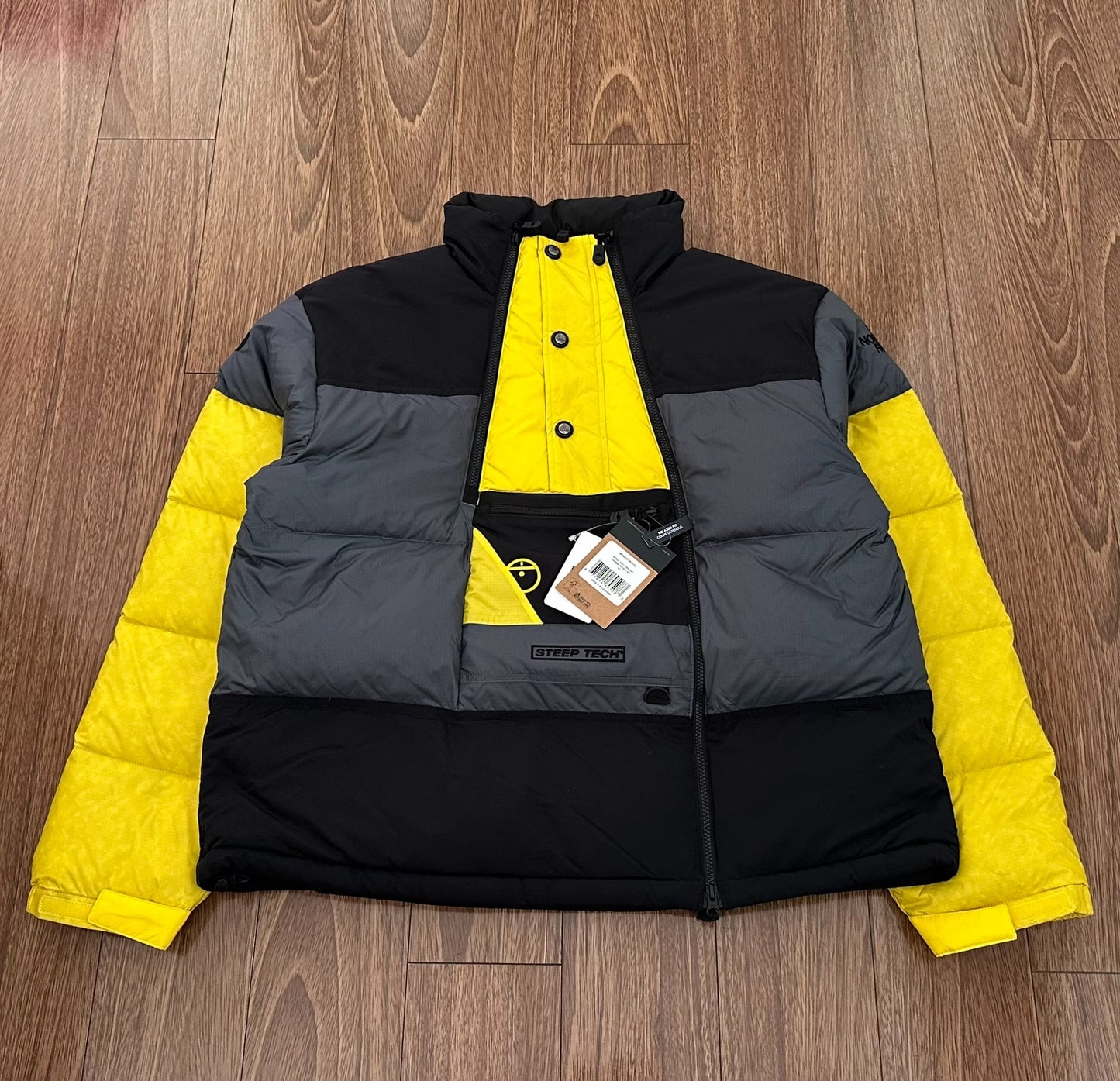 the north face steep tech down jacket