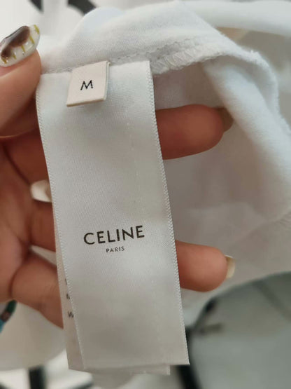 Celine Logo Short Sleeve T-Shirt