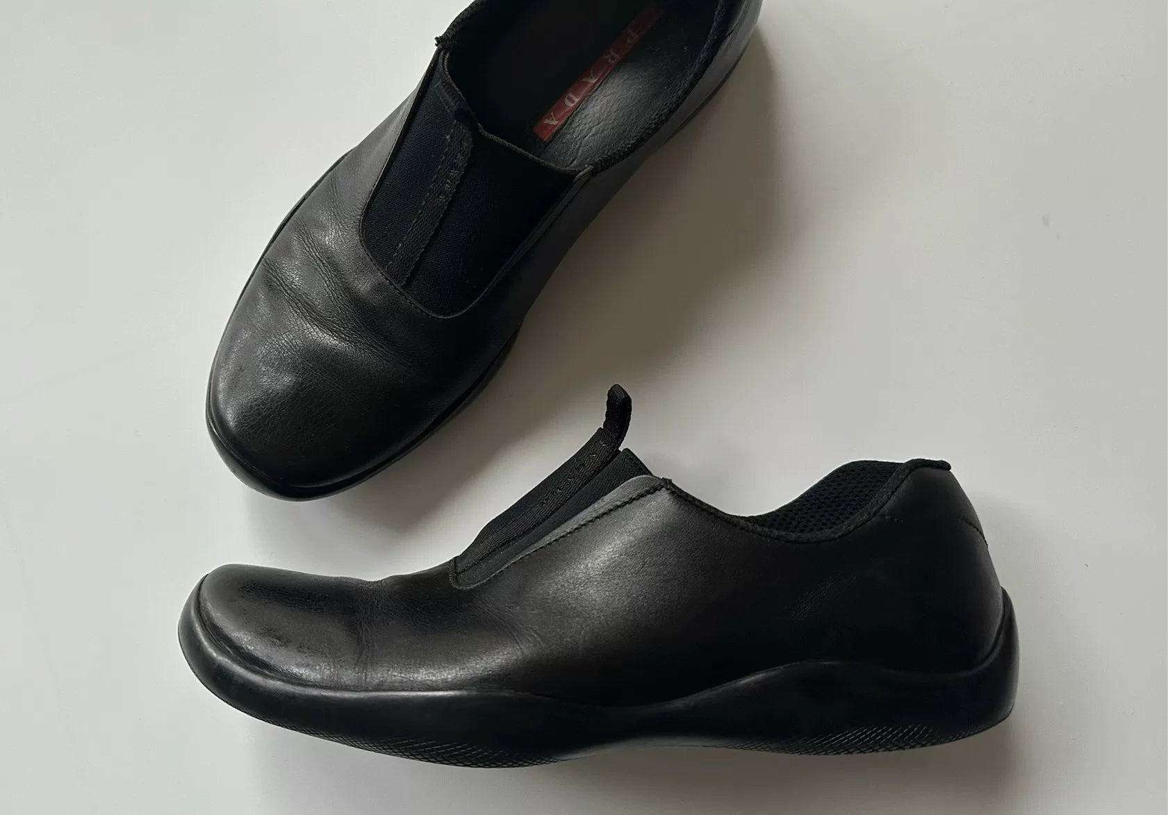 Prada 00s Red Label Slip-On Sneakers